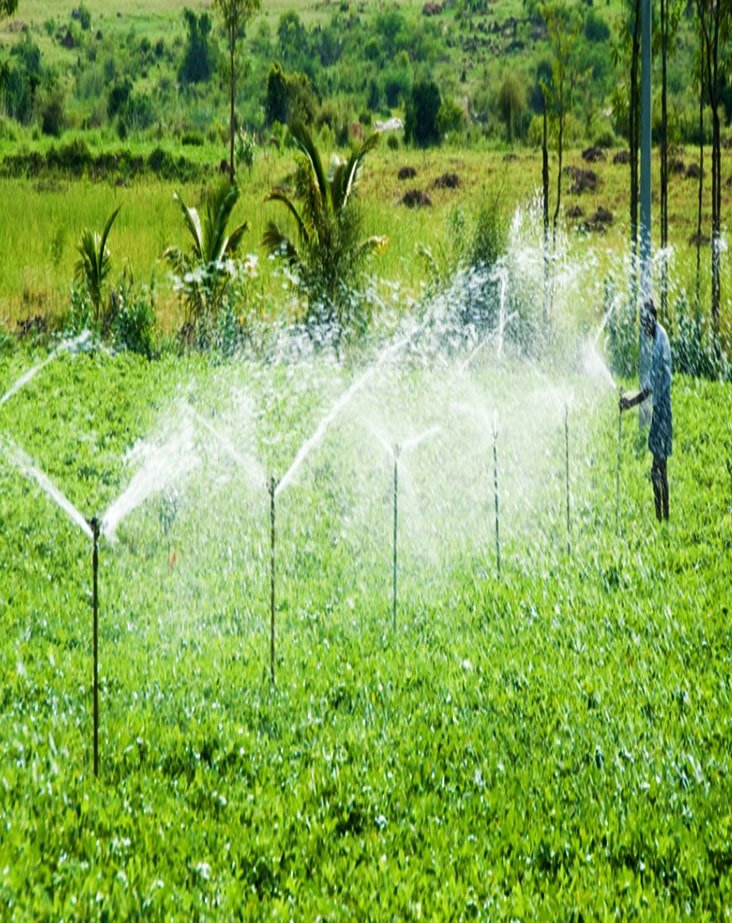 Irrigation System Works For Farmers