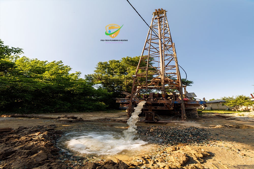 Professional borehole drilling in Ghana by Foli-Tech Plumbing & Heating