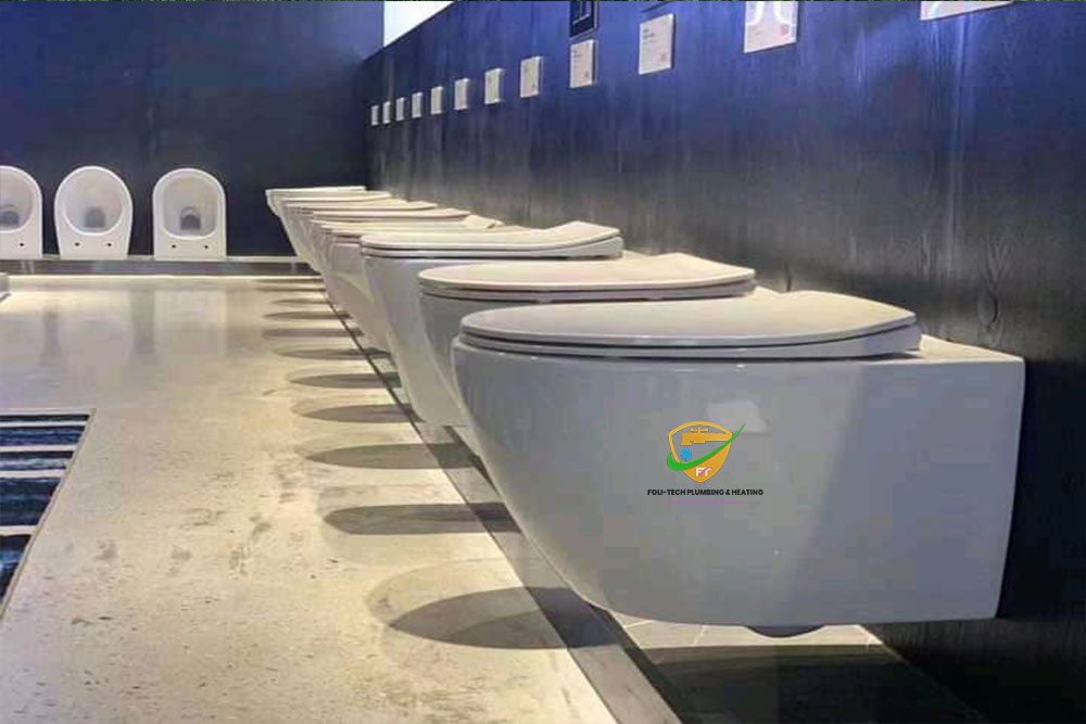 Professional WC toilet bowl installation in Ghana by Foli-Tech Plumbing